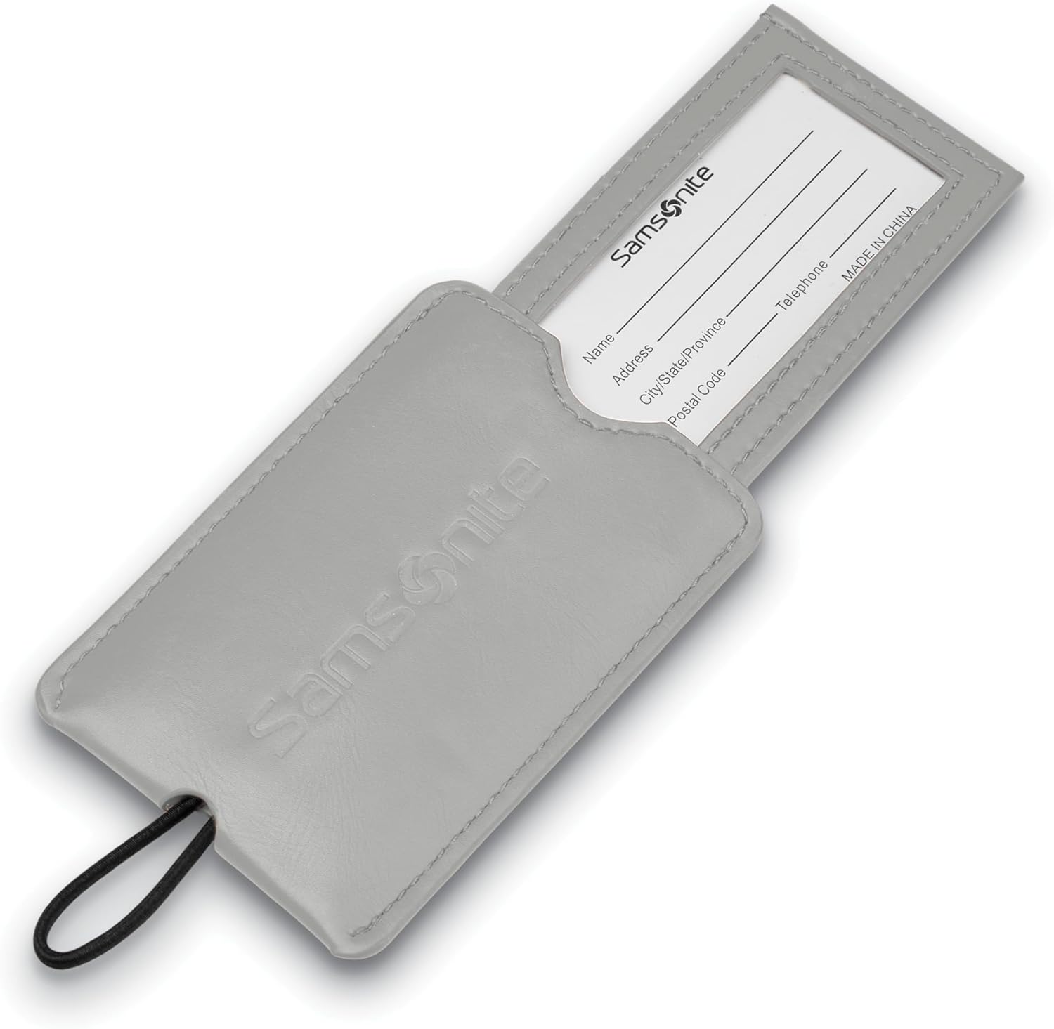 2-Pack Vinyl ID Tags, Light Grey - Image 3